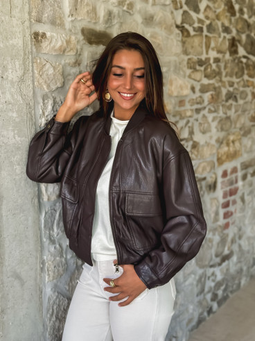 Bomber Alba - Chocolat