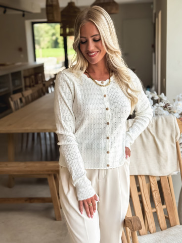 Blouse Laurance - Blanc