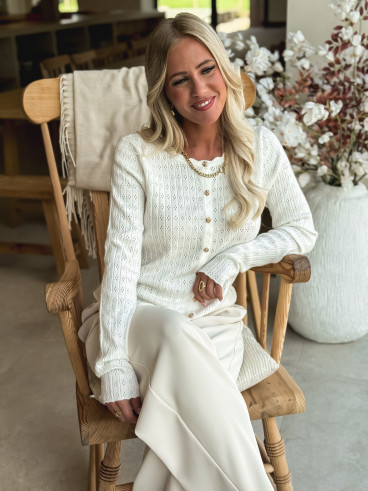 Blouse Laurance - Blanc