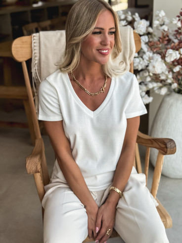 T-shirt Manuela - Blanc