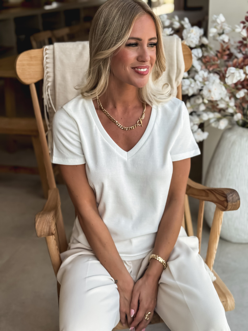 T-shirt Manuela - Blanc
