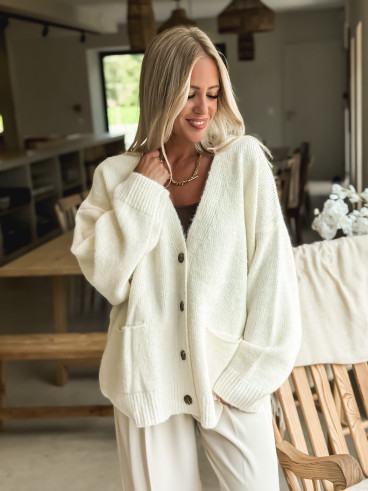 Gilet Gaïa - Ecru