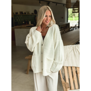 Gilet Gaïa - Ecru