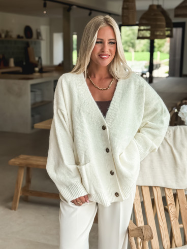 Gilet Gaïa - Ecru