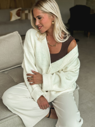 Gilet Gaïa - Ecru