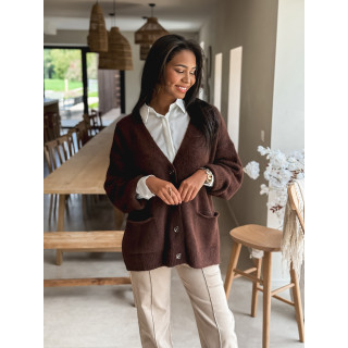 Gilet Gaïa - Chocolat