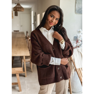 Gilet Gaïa - Chocolat