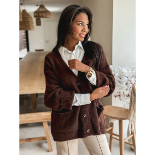 Gilet Gaïa - Chocolat