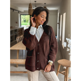 Gilet Gaïa - Chocolat