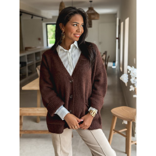 Gilet Gaïa - Chocolat