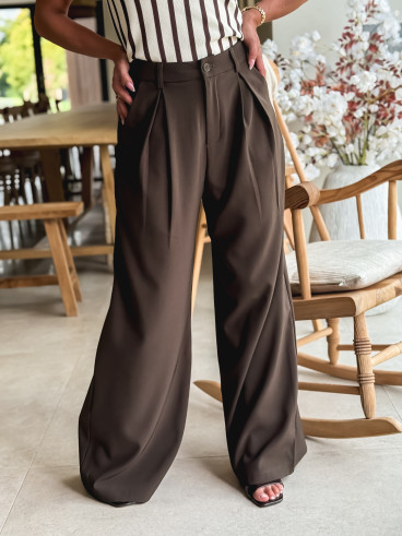 Pantalon Albina - Marron