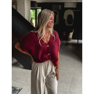 Gilet Ayline - Bordeaux