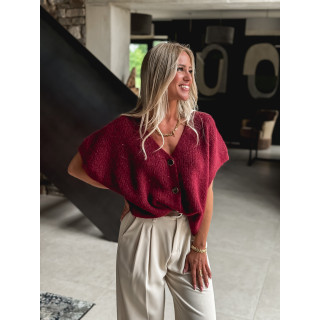 Gilet Ayline - Bordeaux