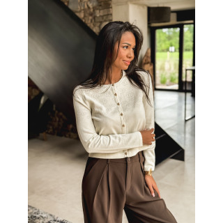 Blouse Lévia - Ecru/Doré
