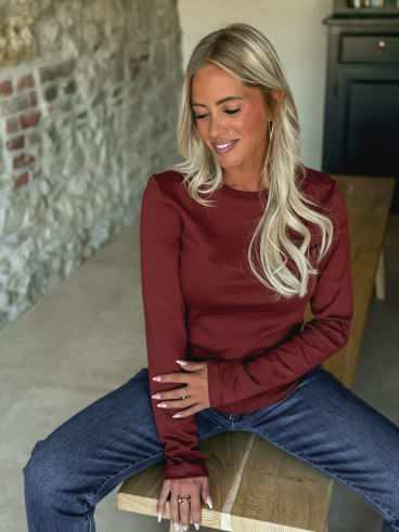 Blouse Celenya - Bordeaux
