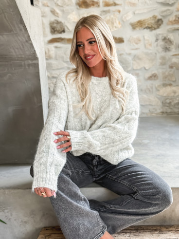 Pull Caissy - Gris Chiné