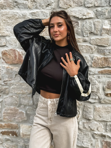 Veste Simili Madisson - Noir