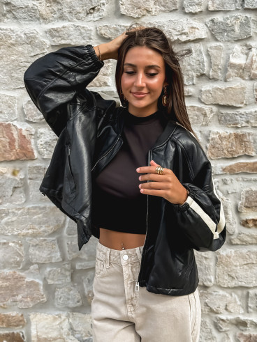 Veste Simili Madisson - Noir