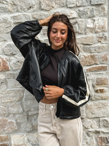 Veste Simili Madisson - Noir