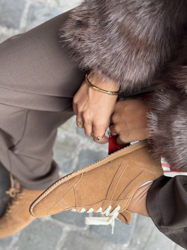 No nameEvo Run W Suede Camel