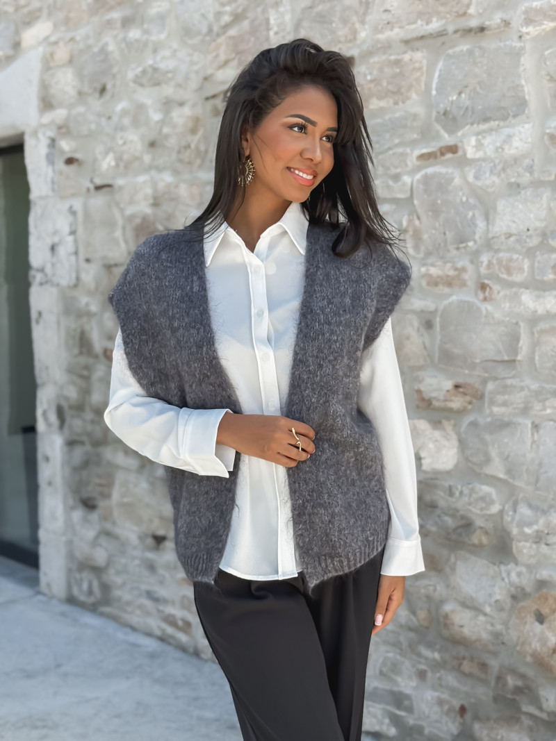 Gilet Milly - Gris Foncé