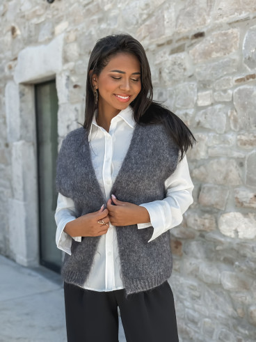 Gilet Milly - Gris Foncé
