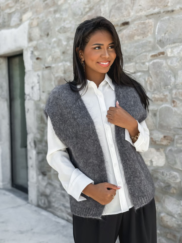 Gilet Milly - Gris Foncé