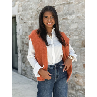Gilet Milly - Orange Brûlé