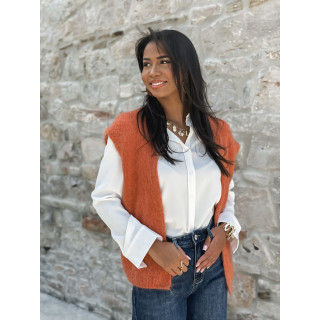 Gilet Milly - Orange Brûlé