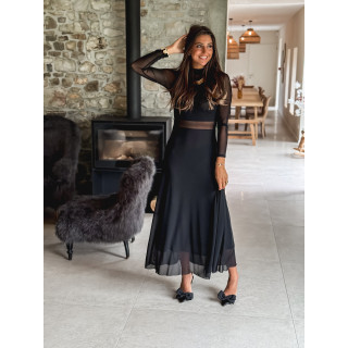 Robe longue Jéana - Noir