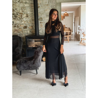 Robe longue Jéana - Noir