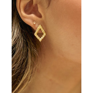 Boucles d'oreilles Nelyza - Doré