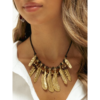 Collier Gaïane - Chocolat