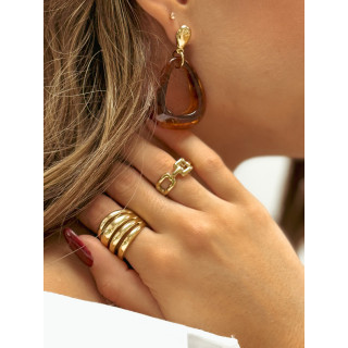 Bague Zélie - Doré