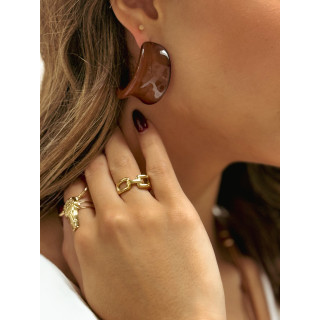Bague Buffalo - Doré