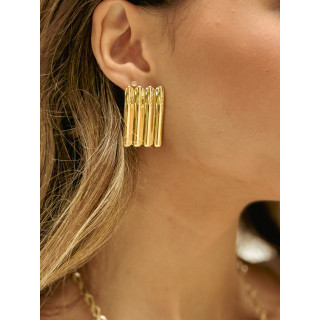 Boucles d'oreilles Noüa - Doré