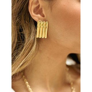 Boucles d'oreilles Noüa - Doré