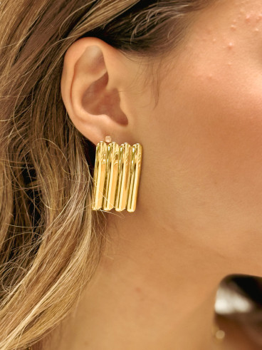 Boucles d'oreilles Noüa - Doré