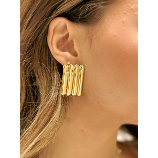 Boucles d'oreilles Noüa - Doré
