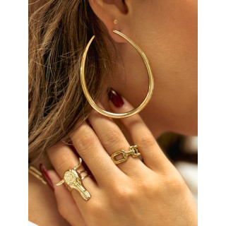 Boucles d'oreilles Edithe - Doré