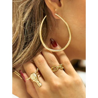 Boucles d'oreilles Edithe - Doré