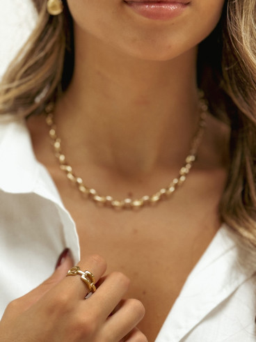 Collier Zina - Doré