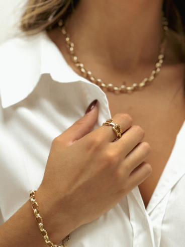 Collier Zina - Doré