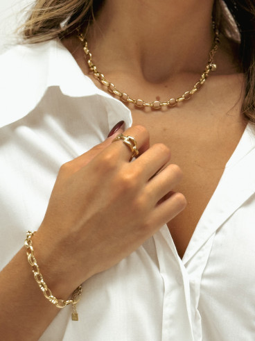Collier Zina - Doré