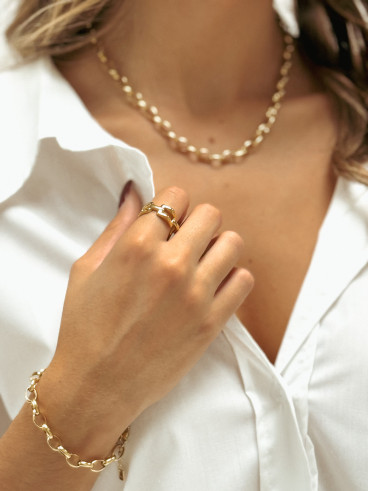 Collier Zina - Doré