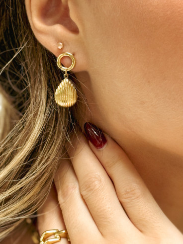Boucles d'oreilles Démy - Doré