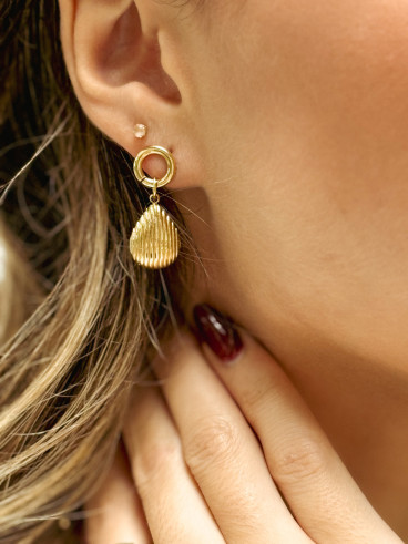 Boucles d'oreilles Démy - Doré