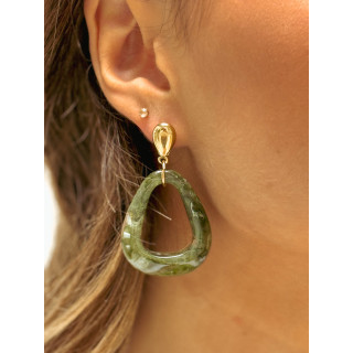 Boucles d'oreilles Cassilda - Vert