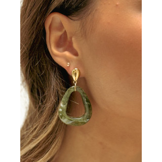 Boucles d'oreilles Cassilda - Vert