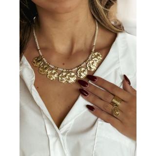 Collier Téana - Doré/Beige